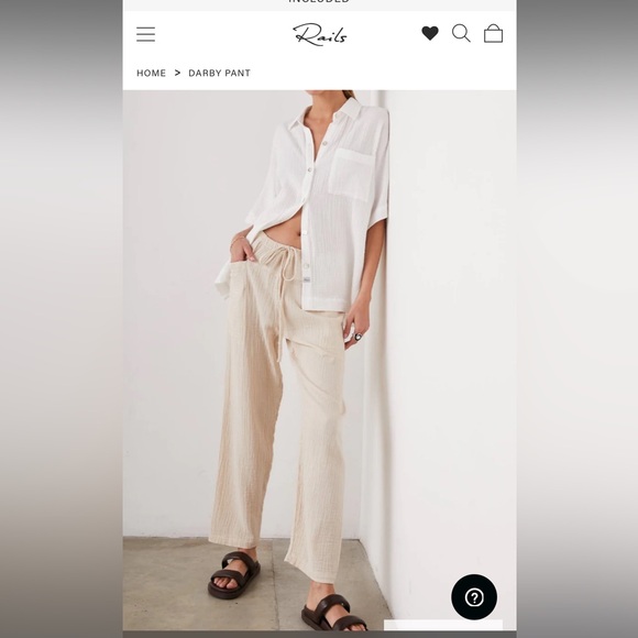 Rails linen pants - Picture 1 of 6